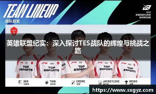 英雄联盟纪实：深入探讨TES战队的辉煌与挑战之路
