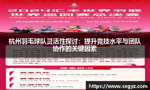 杭州羽毛球队灵活性探讨：提升竞技水平与团队协作的关键因素